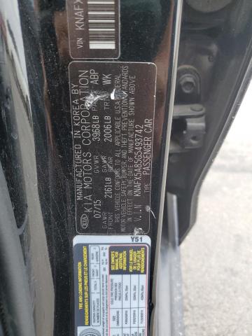 2016 Kia Forte Ex VIN: KNAFX5A85G5493742 Lot: 59630554