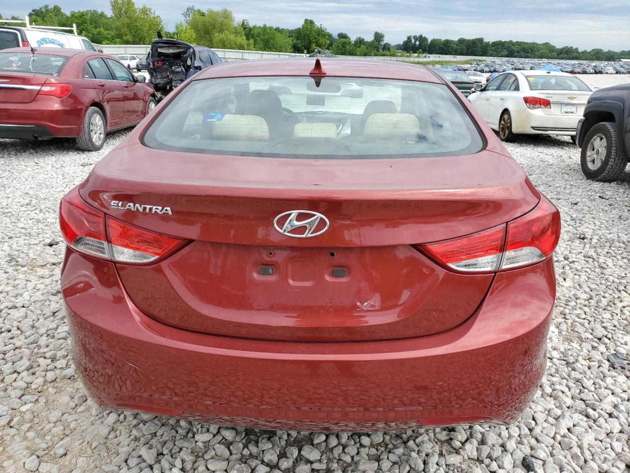 2012 Hyundai Elantra Gls vin: KMHDH4AE2CU310736