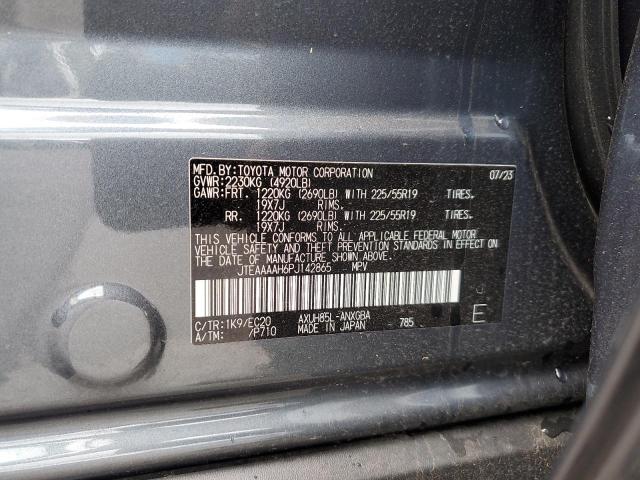 2023 Toyota Venza Le VIN: JTEAAAAH6PJ142865 Lot: 56748484