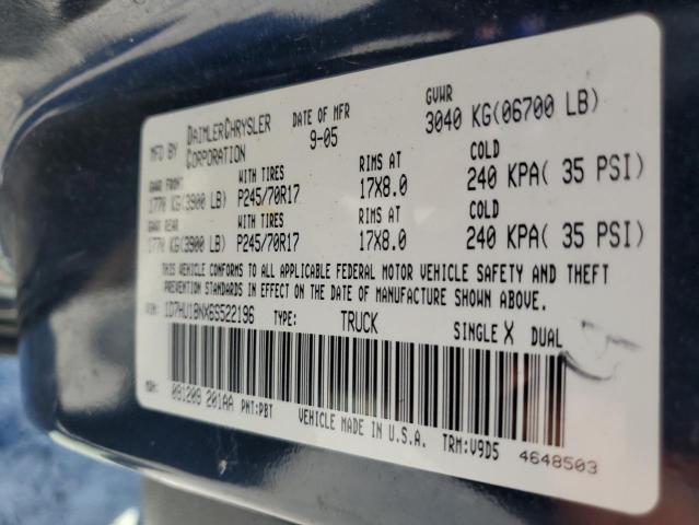 2006 Dodge Ram 1500 St VIN: 1D7HU18NX6S522196 Lot: 58405684