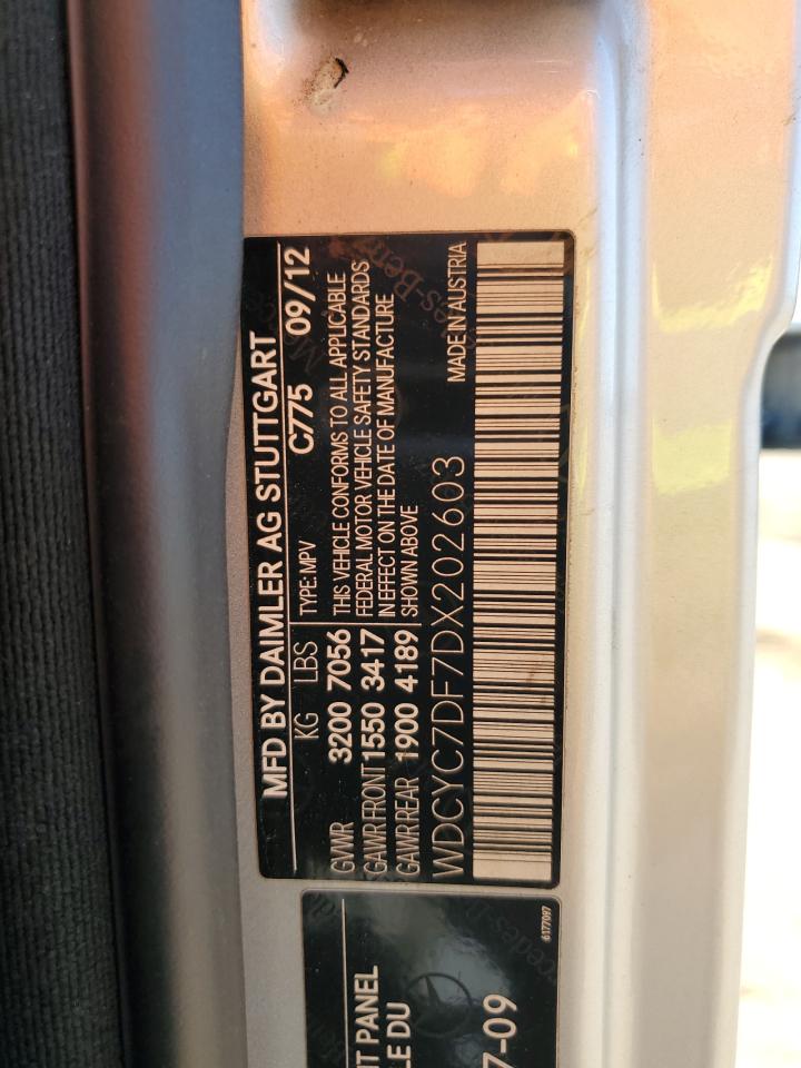 WDCYC7DF7DX202603 2013 Mercedes-Benz G 63 Amg