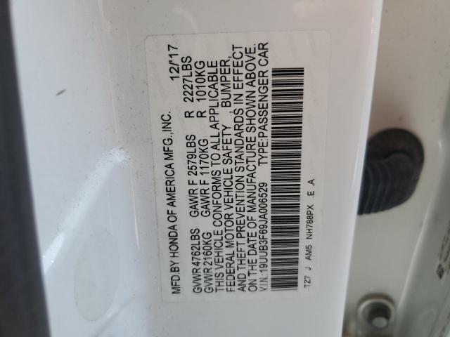 2018 ACURA TLX TECH+A - 19UUB3F69JA006529