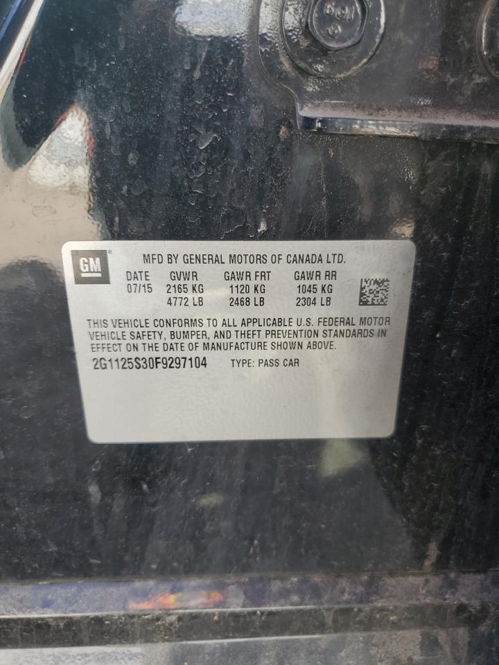 2G1125S30F9297104 2015 Chevrolet Impala Lt