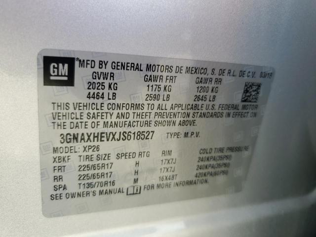 3GNAXHEVXJS618527 2018 CHEVROLET EQUINOX - Image 13