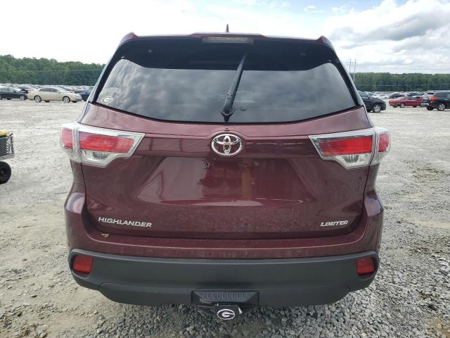 2015 Toyota Highlander Limited VIN: 5TDYKRFH9FS054840 Lot: 57551754