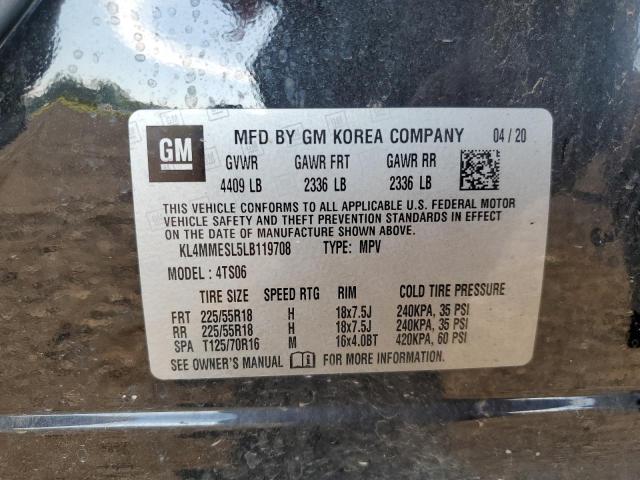 2020 Buick Encore Gx Select VIN: KL4MMESL5LB119708 Lot: 59957204