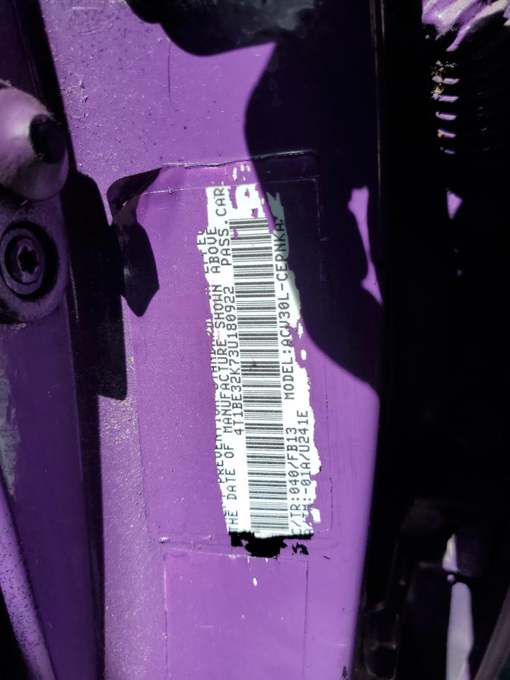 4T1BE32K73U180922 2003 Toyota Camry Le