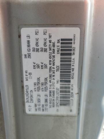 2000 Dodge Ram 1500 VIN: 1B7HC13Y9YJ167187 Lot: 57009014