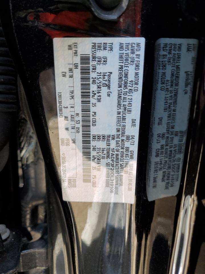 1FADP3F20DL319108 2013 Ford Focus Se