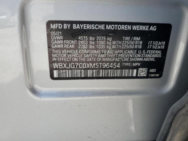 VIN WBXJG7C0XM5T96454 2021 BMW X1, Sdrive28I no.13