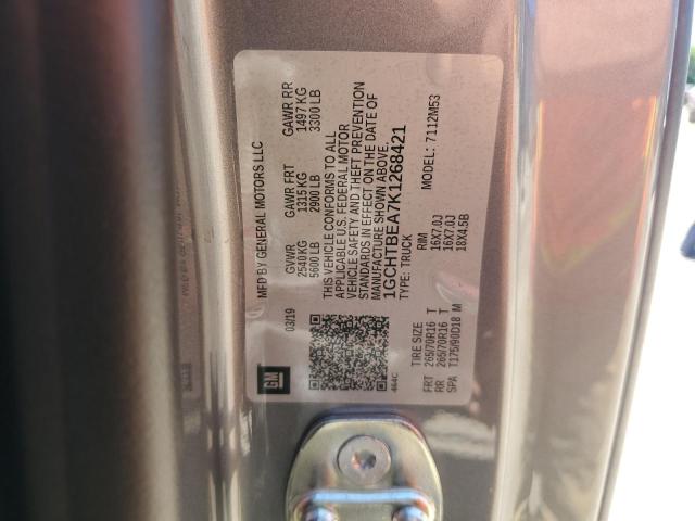 2019 Chevrolet Colorado VIN: 1GCHTBEA7K1268421 Lot: 59730904