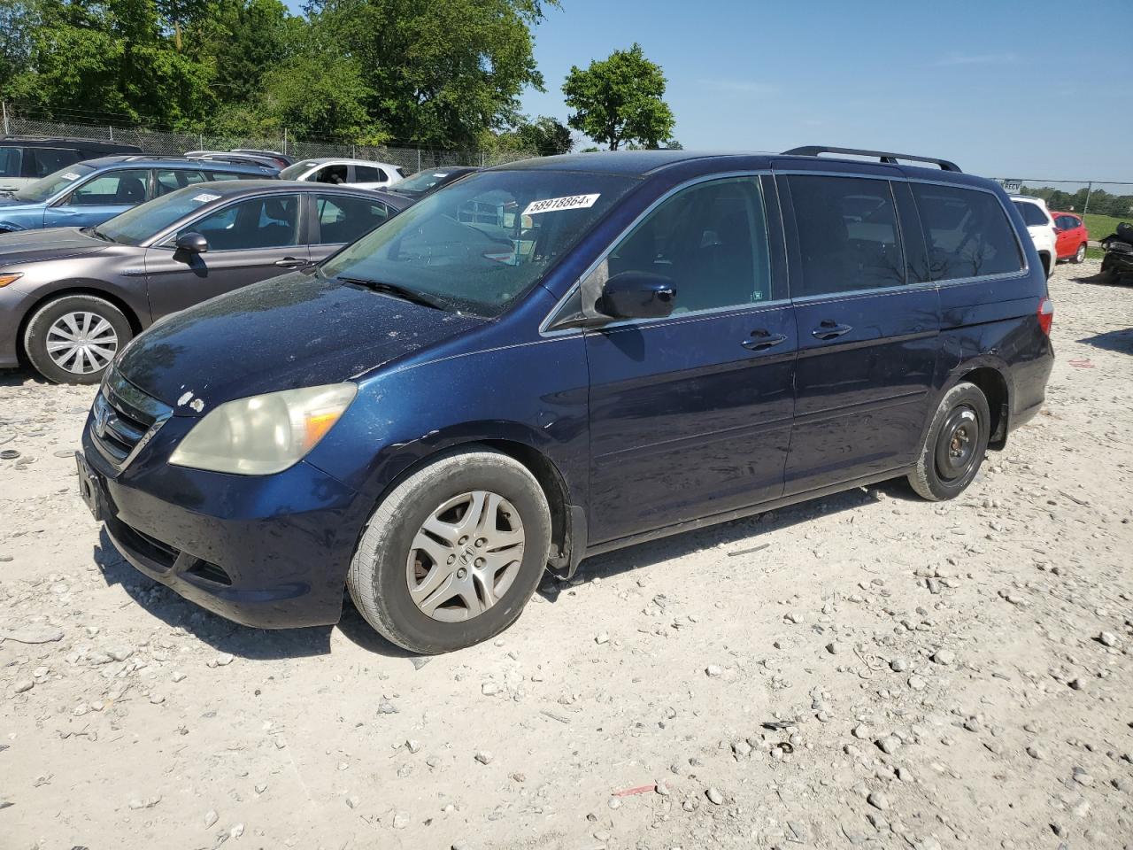 5FNRL38467B128990 2007 Honda Odyssey Ex