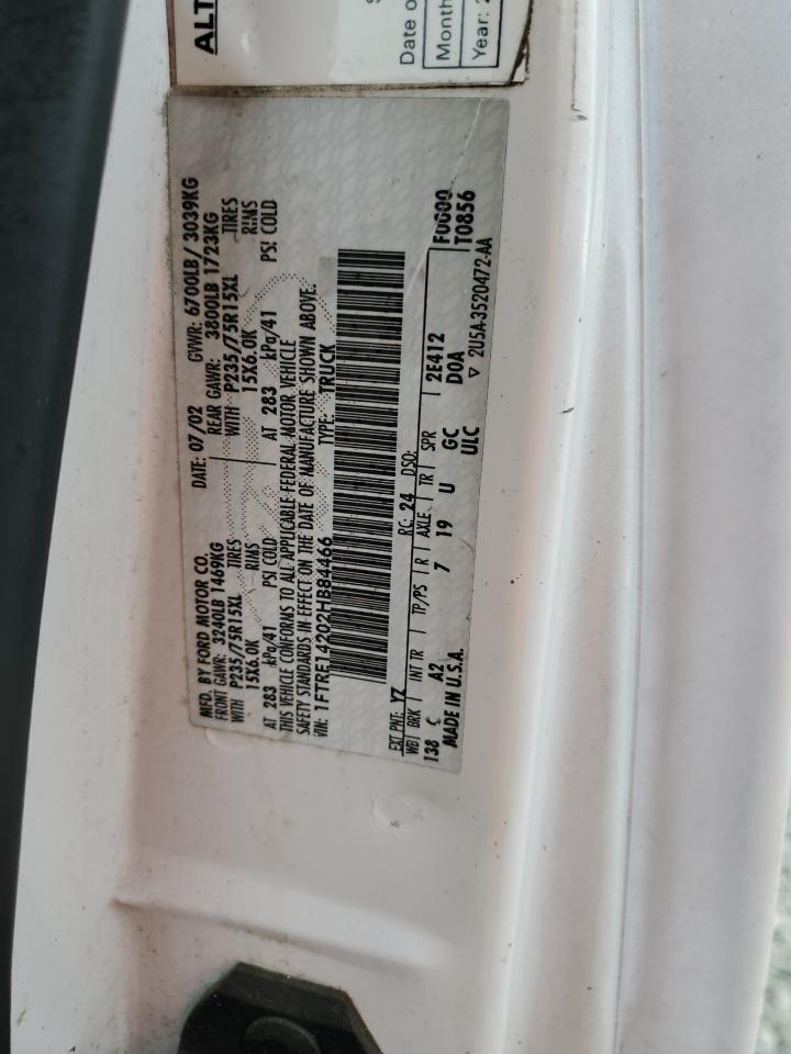 1FTRE14202HB84466 2002 Ford Econoline E150 Van