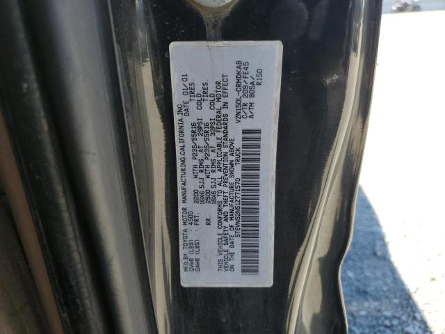 2001 Toyota Tacoma Xtracab S-Runner VIN: 5TEVN52N51Z771570 Lot: 60743534