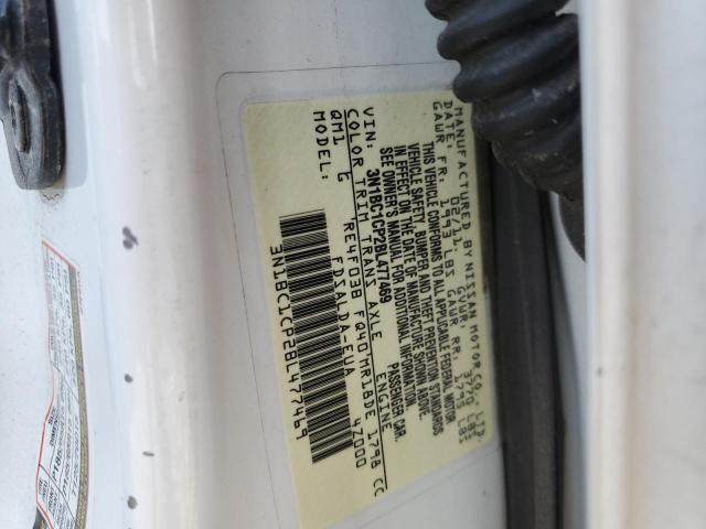 2011 Nissan Versa S VIN: 3N1BC1CP2BL477469 Lot: 55728744