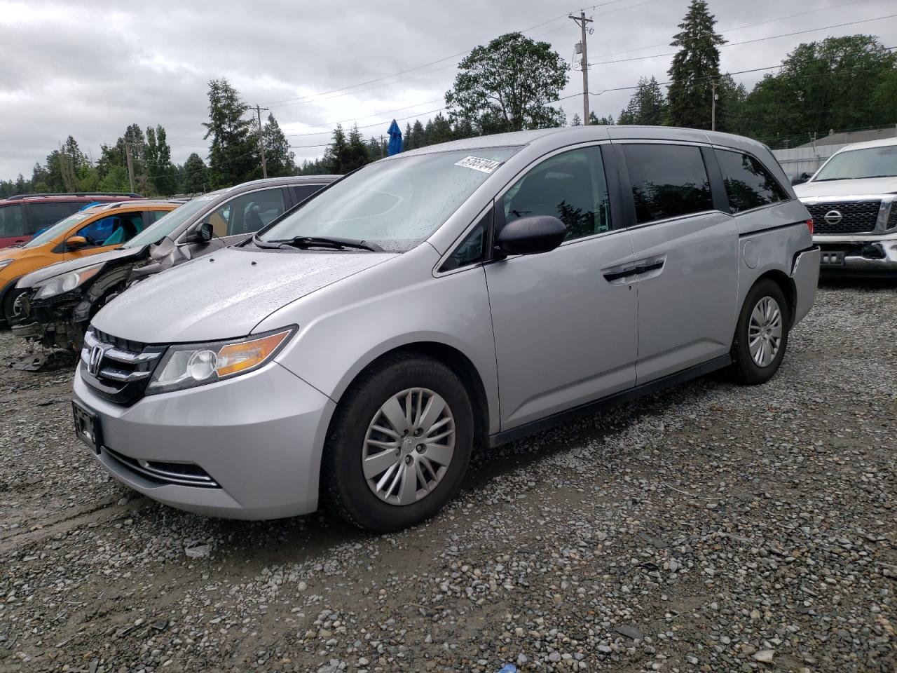 5FNRL5H25EB058566 2014 Honda Odyssey Lx