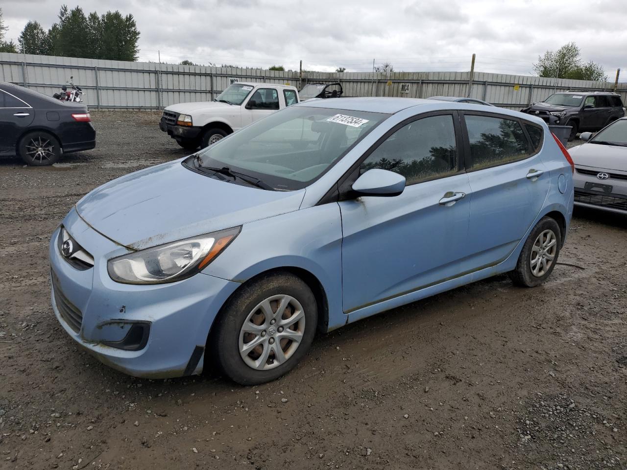 2012 Hyundai Accent Gls vin: KMHCT5AE6CU049174