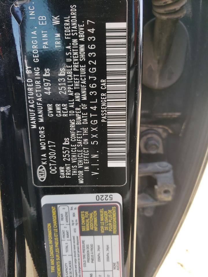 5XXGT4L36JG236347 2018 Kia Optima Lx