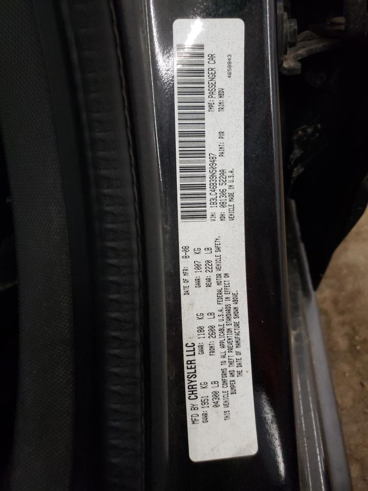 1B3LC46B39N509487 2009 Dodge Avenger Se