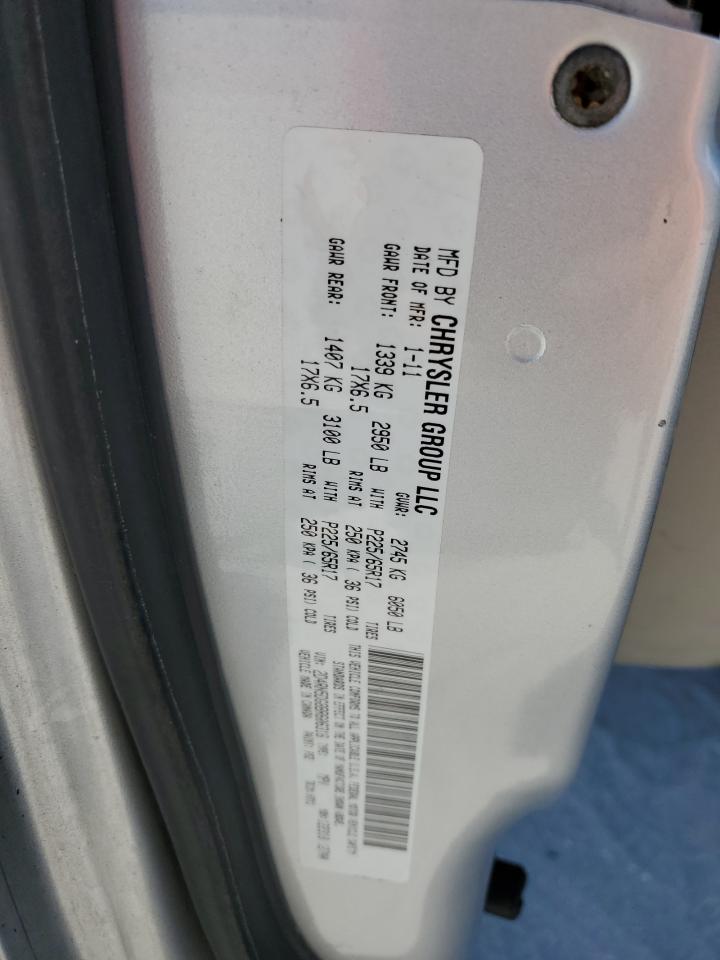 2D4RN5DG8BR606316 2011 Dodge Grand Caravan Crew