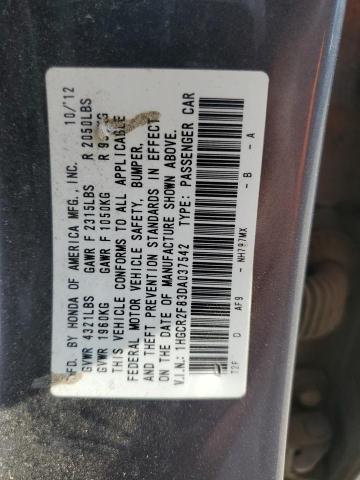 1HGCR2F83DA037542 2013 Honda Accord Exl