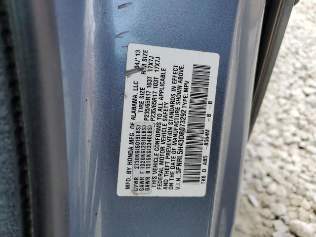 2013 Honda Odyssey Ex VIN: 5FNRL5H43DB073292 Lot: 59576084