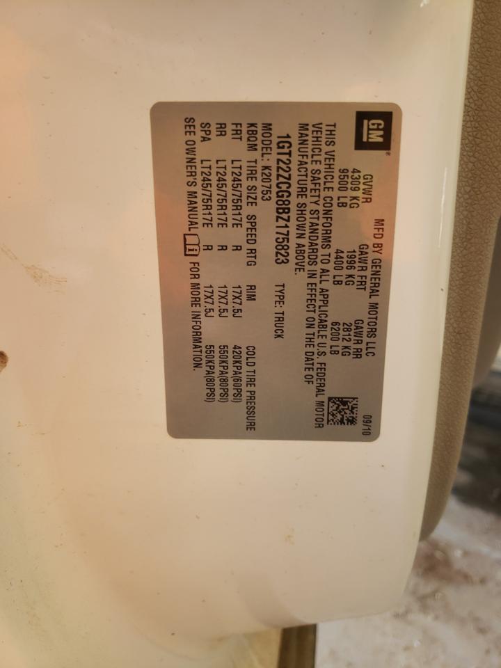 1GT22ZCG8BZ175823 2011 GMC Sierra K2500 Heavy Duty