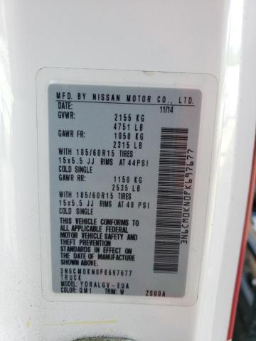 2015 NISSAN NV200 2.5S - 3N6CM0KN0FK697677