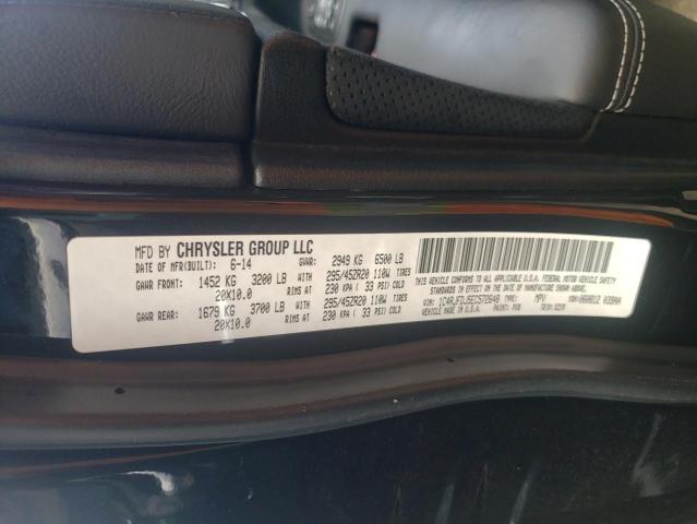 2014 Jeep Grand Cherokee Srt-8 VIN: 1C4RJFDJ5EC572648 Lot: 60118704