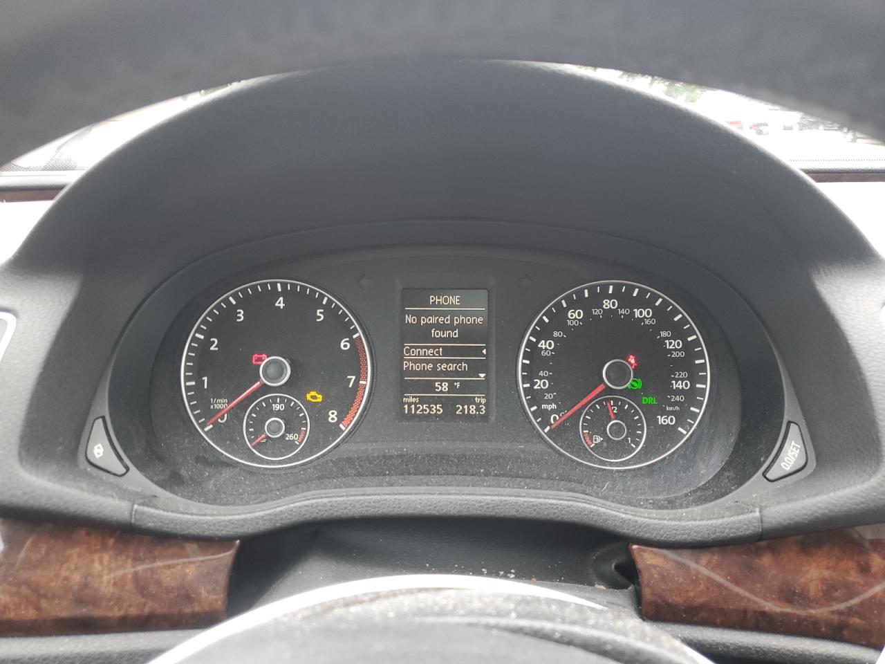 1VWCP7A34CC023422 2012 Volkswagen Passat Sel