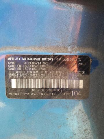 2018 MITSUBISHI MIRAGE G4 - ML32F3FJ9JHF16052