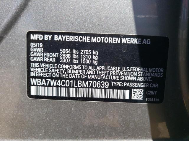2020 BMW 745XE - WBA7W4C01LBM70639