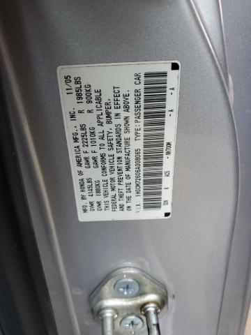 2006 Honda Accord Ex VIN: 1HGCM72606A008065 Lot: 58904294