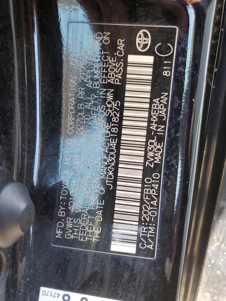 JTDKN3DU4E1818275 2014 Toyota Prius