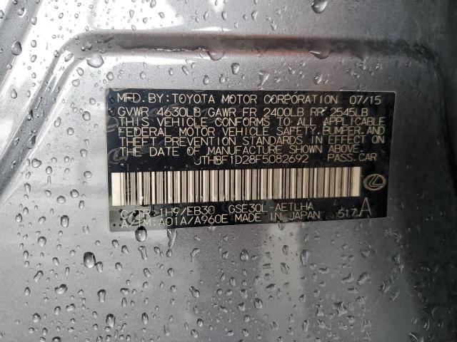 2015 LEXUS IS 250 - JTHBF1D28F5082692