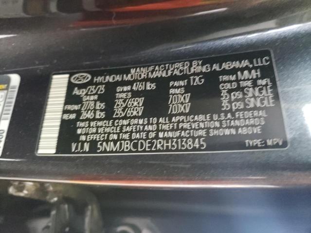 2024 HYUNDAI TUCSON SEL 5NMJBCDE2RH313845  59688814