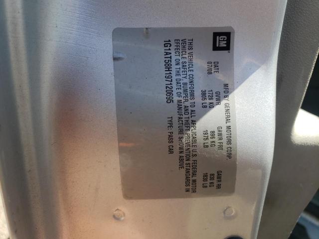 2009 Chevrolet Cobalt Lt VIN: 1G1AT58H197120695 Lot: 58157524