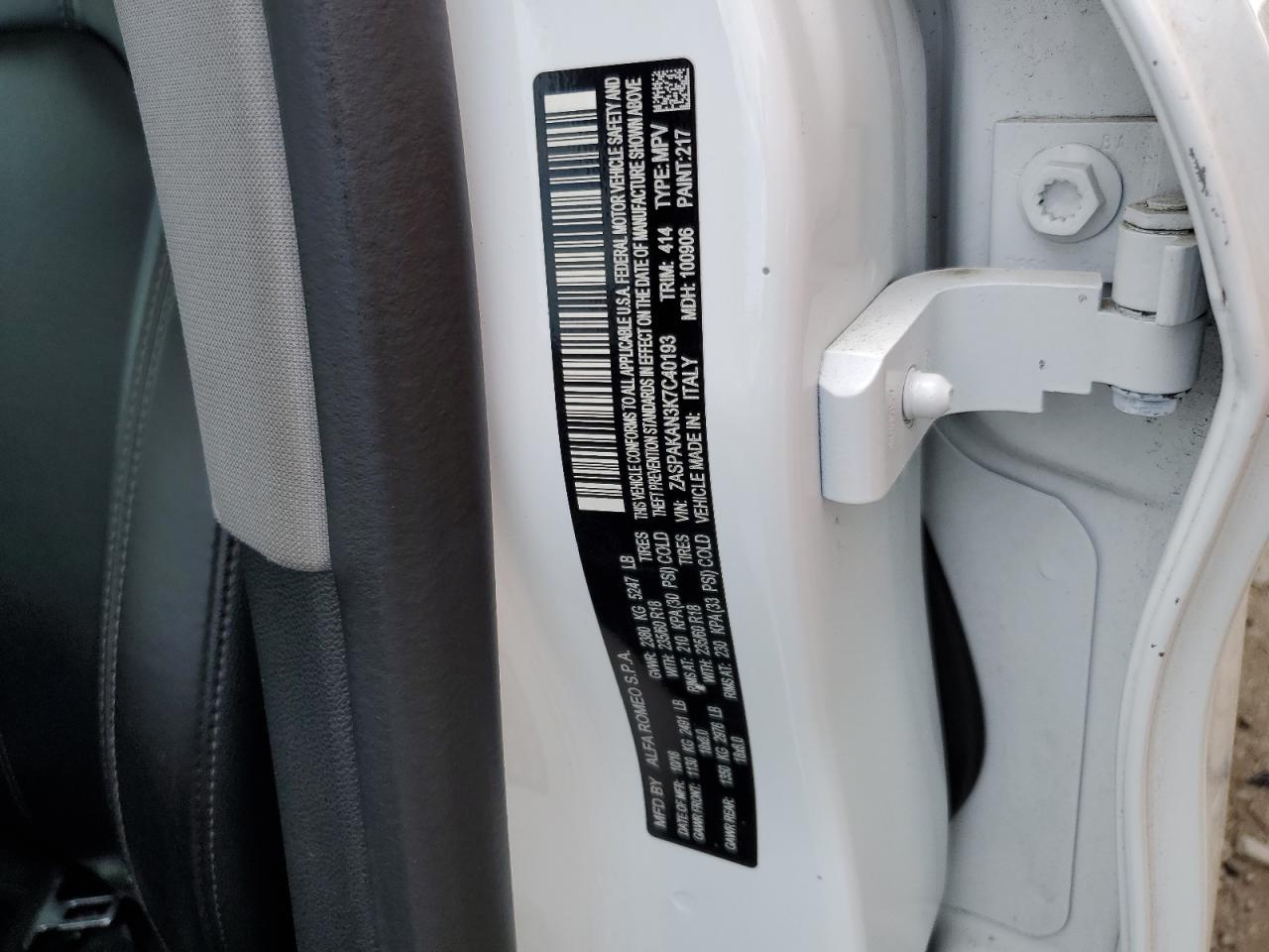 ZASPAKAN3K7C40193 2019 Alfa Romeo Stelvio