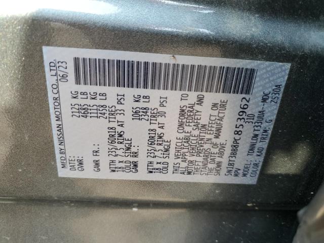 2023 NISSAN ROGUE SV 5N1BT3BB8PC853962
