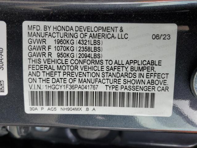 1HGCY1F36PA041767 2023 HONDA ACCORD - Image 12