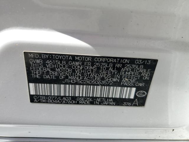 2013 Lexus Is 250 VIN: JTHCF5C2XD5063572 Lot: 59091474