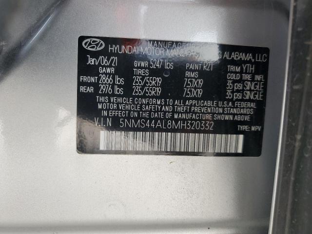 2021 HYUNDAI SANTE FE - 5NMS44AL8MH320332
