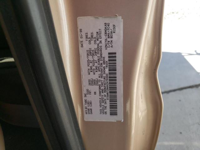 1999 Toyota Tacoma Xtracab VIN: 4TAWN72N4XZ476900 Lot: 58130904