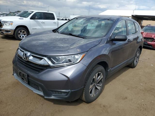 HONDA CR-V LX 2019 gray  gas 5J6RW6H36KL006260 photo #1