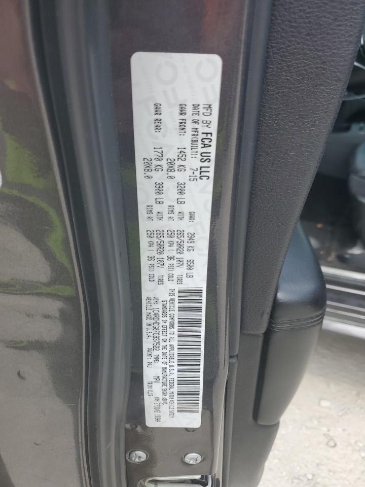 1C4RDHDG0FC937522 2015 Dodge Durango Limited