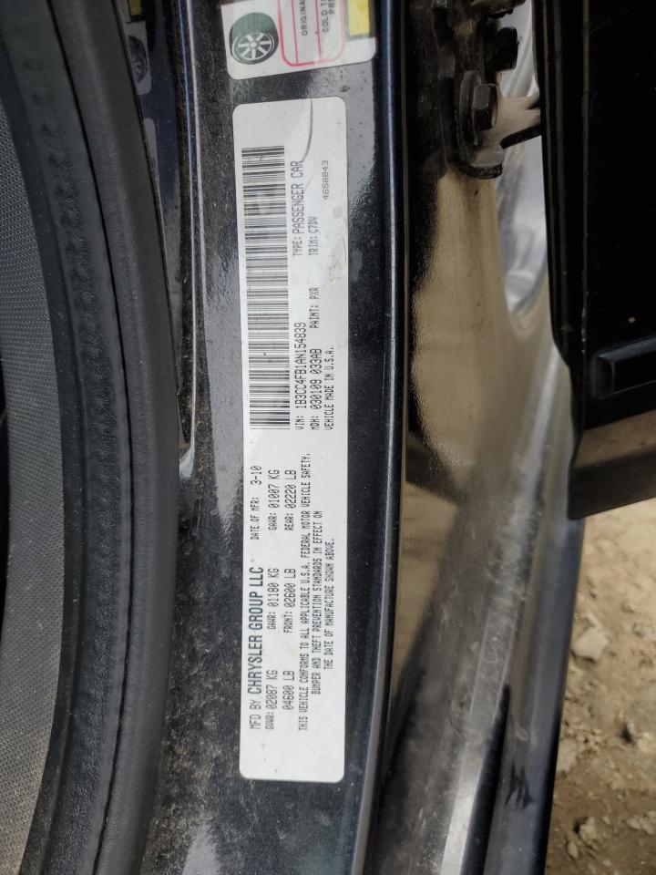 1B3CC4FB1AN154839 2010 Dodge Avenger Sxt