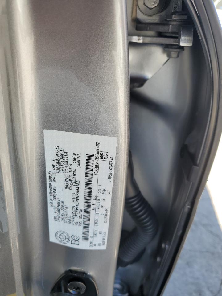 1FTEW1EP8NFA54182 2013 Ford F150 Supercrew