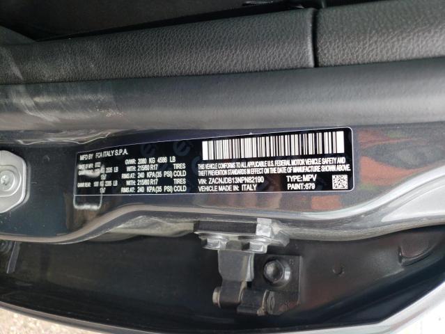 2022 Jeep Renegade Latitude VIN: ZACNJDB13NPN82190 Lot: 59084044