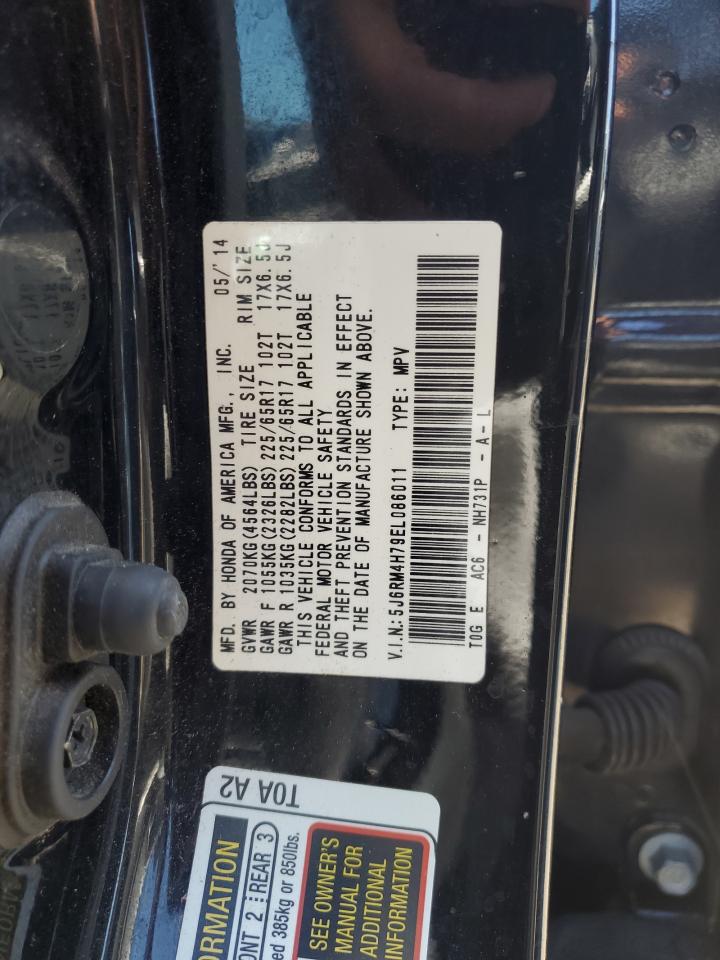 5J6RM4H79EL086011 2014 Honda Cr-V Exl
