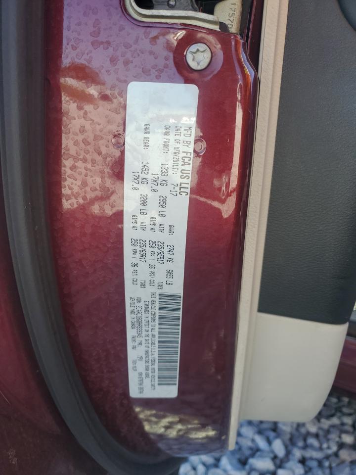 2C4RC1BG8HR839345 2017 Chrysler Pacifica Touring L